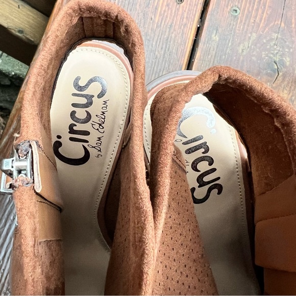 SAM EDELMAN KAMMIE-2 BROWN BOOTIES SIZE 7  NEW - Picture 5 of 13